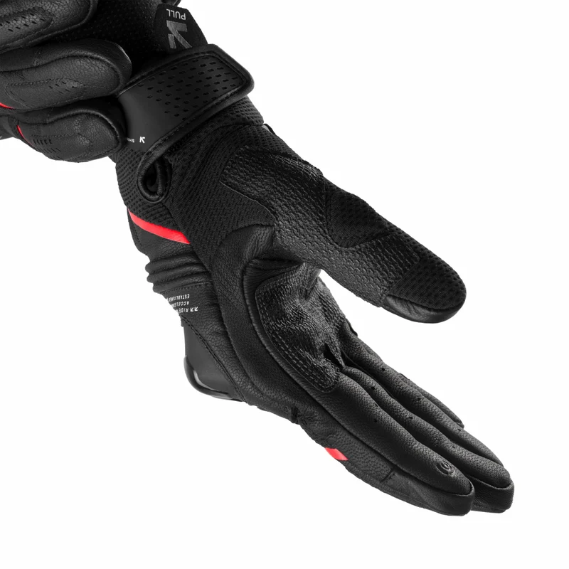 SHIMA SPARK 3.0 GUANTES DE MOTO HOMBRE NEGRO ROJO