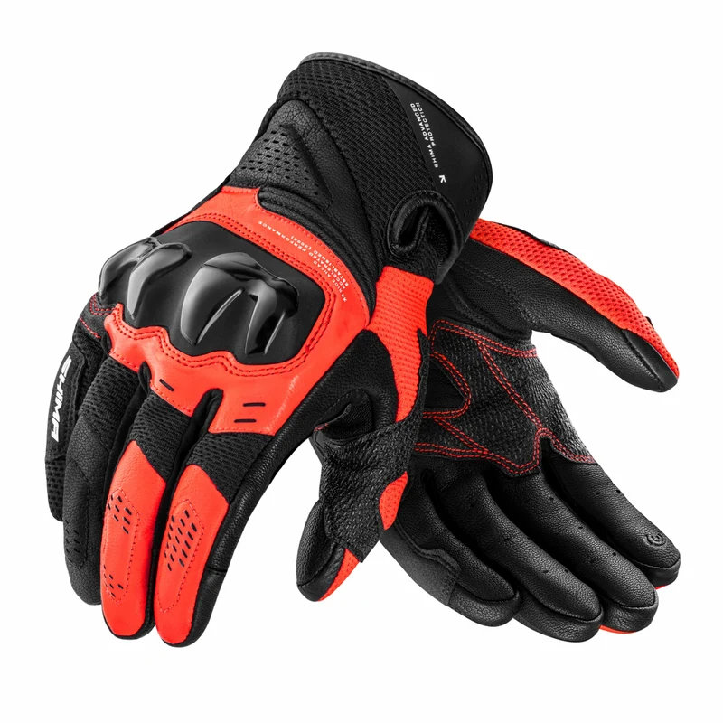 SHIMA SPARK 3.0 GUANTES DE MOTO HOMBRE ROJO FLUO