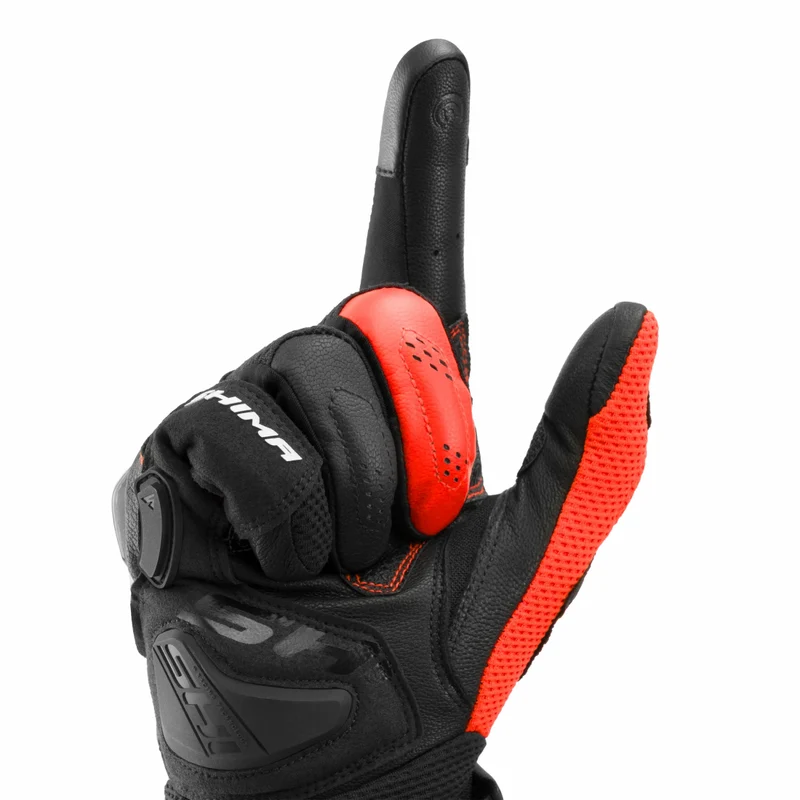 SHIMA SPARK 3.0 GUANTES DE MOTO HOMBRE ROJO FLUO