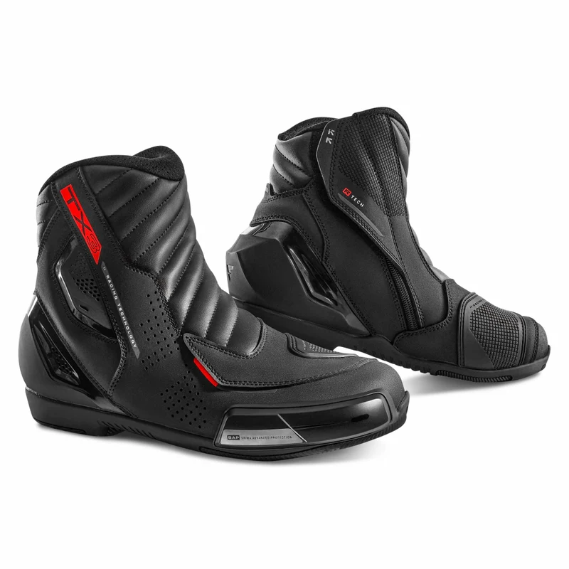 SHIMA TX-3.0 BOTAS DE MOTO HOMBRE ROJO