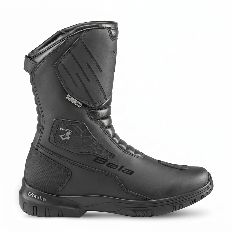 BELA GLADIATOR BOTAS DE MOTO TOURING PIEL NEGRO