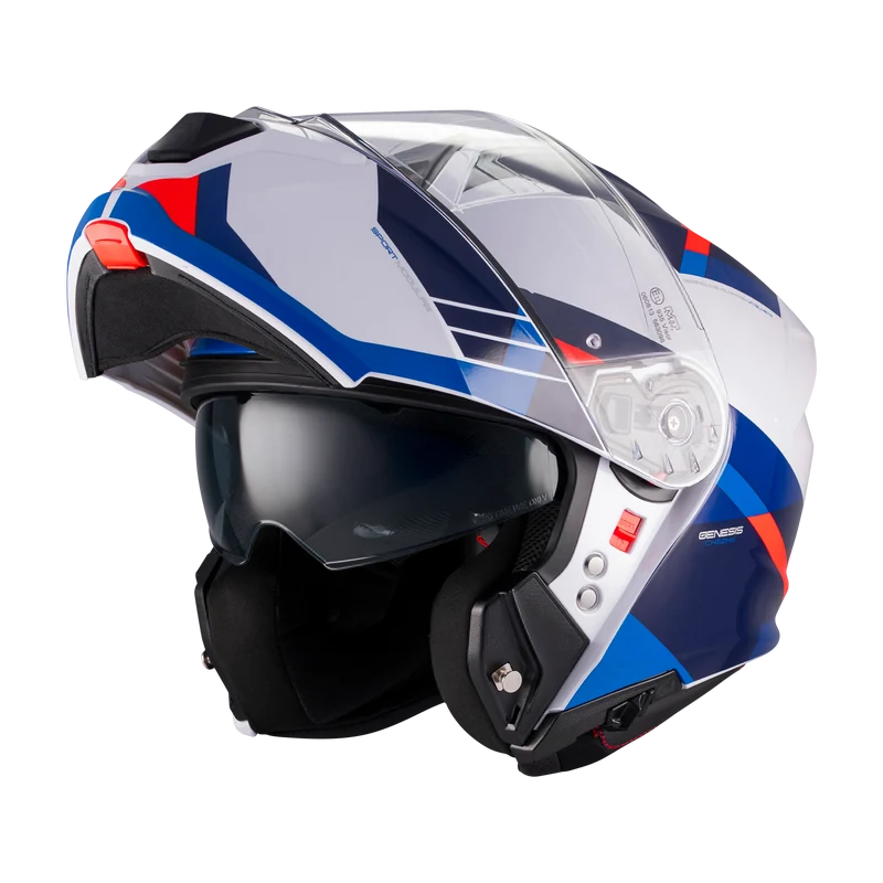 MT MODULAR GENESIS R SV CHEEKY MODULAR CASCO DE MOTO A7 BRILLO