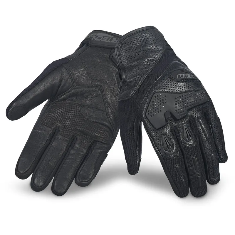 R-TECH KNIGHT RIDER GUANTES DE MOTO VERANO NEGRO
