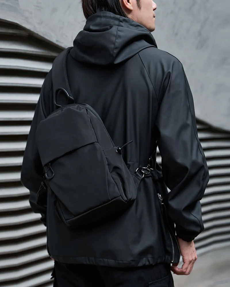 Japanese Techwear Casual Sling Backpack