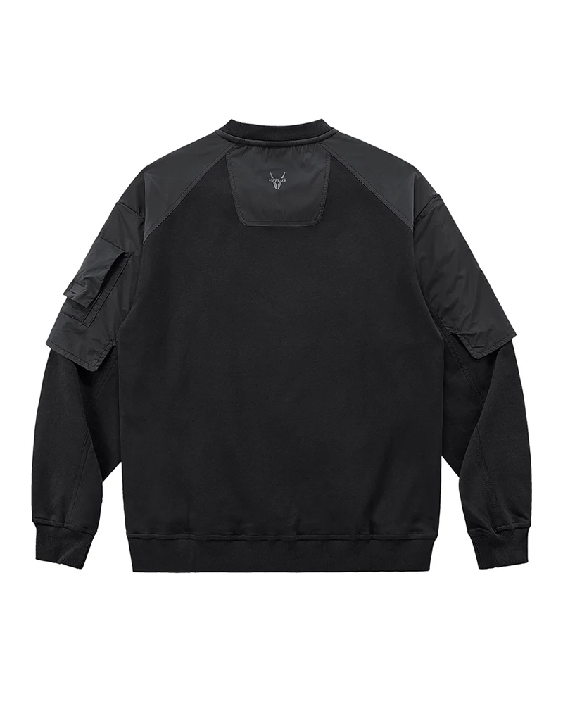 Cyberpunk Fake Two Piece Crewneck Sweatshirt