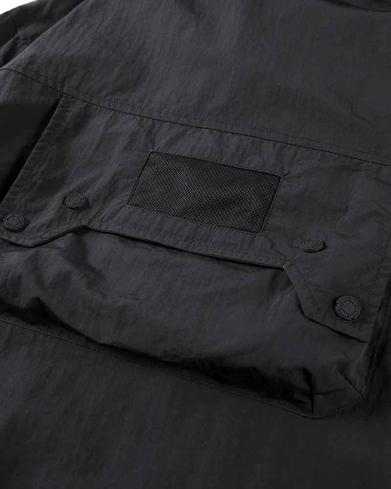 Functional Multi-Pocket Detachable Sleeve Shirt