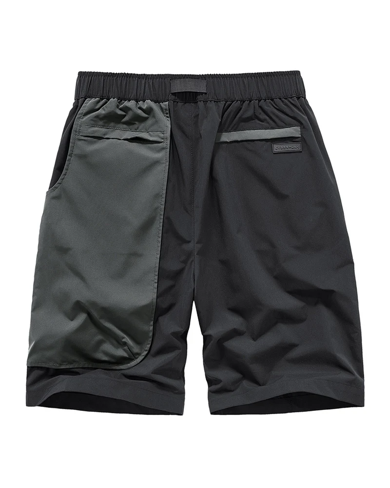 Functional Fake Two Piece Cargo Shorts