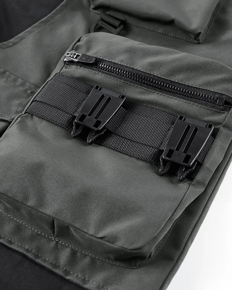 Functional Fake Two Piece Cargo Shorts