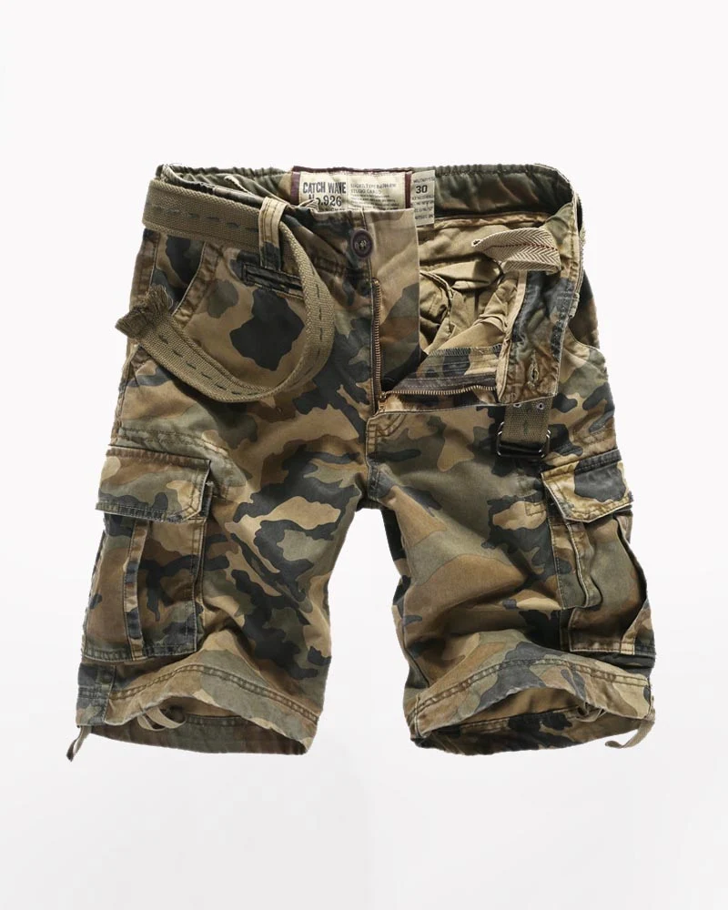 Outdoor Multi-Pocket Tactical Camo Jorts