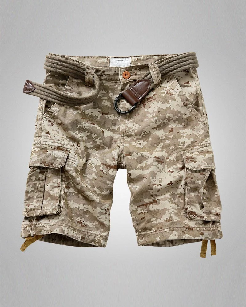 Outdoor Multi-Pocket Tactical Camo Jorts