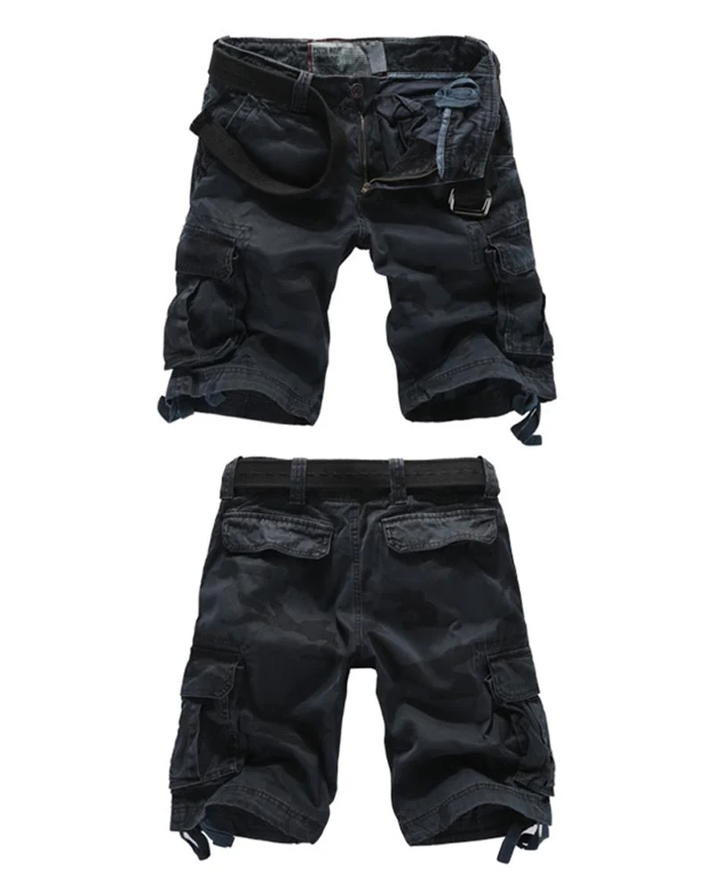 Outdoor Multi-Pocket Tactical Camo Jorts