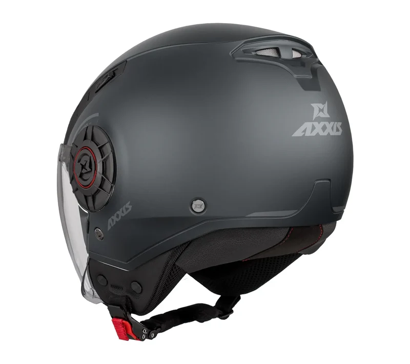 AXXIS OF513B METRO S SOLID V2 A2 CASCO DE MOTO TITANIUM MATE