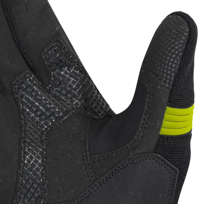 SHUA PROTON GUANTES DE MOTO NEGRO AMARILLO FLOU