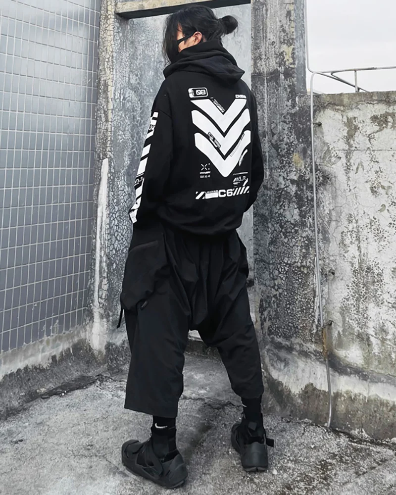 Cyberpunk City Futuristic Sci-Fi Hoodie