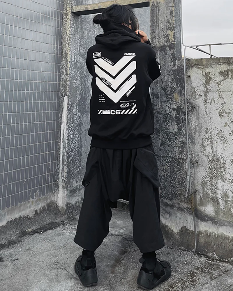 Cyberpunk City Futuristic Sci-Fi Hoodie