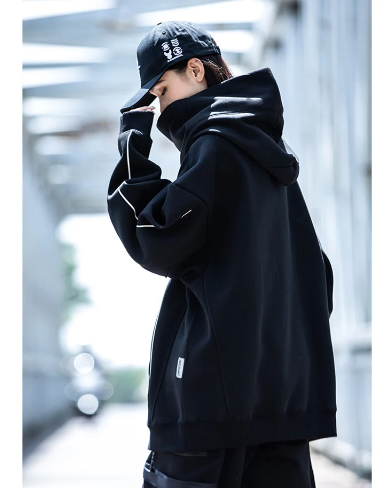 Streetwear Turtleneck Unisex Hoodie