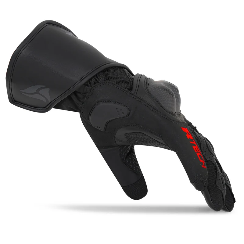 R-TECH PHANTOM PIEL GUANTES DE MOTO HOMBRE NEGRO