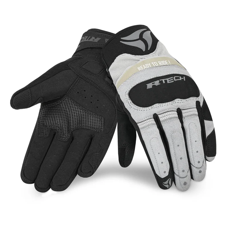 R-TECH MOTO FLEX VERANO GUANTES DE MOTO HOMBRE NEGRO GRIS
