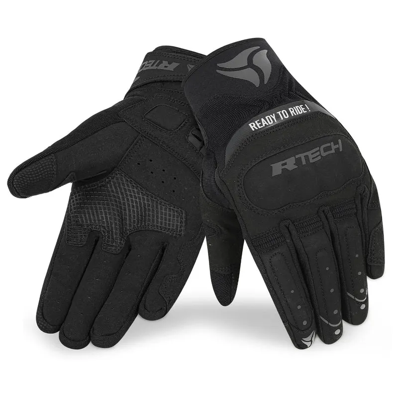 R-TECH MOTO FLEX VERANO GUANTES DE MOTO HOMBRE NEGRO