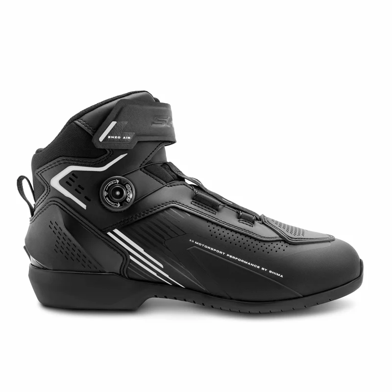 SHIMA ENZO HOMBRE AIR BOTASS NEGRO BLANCO