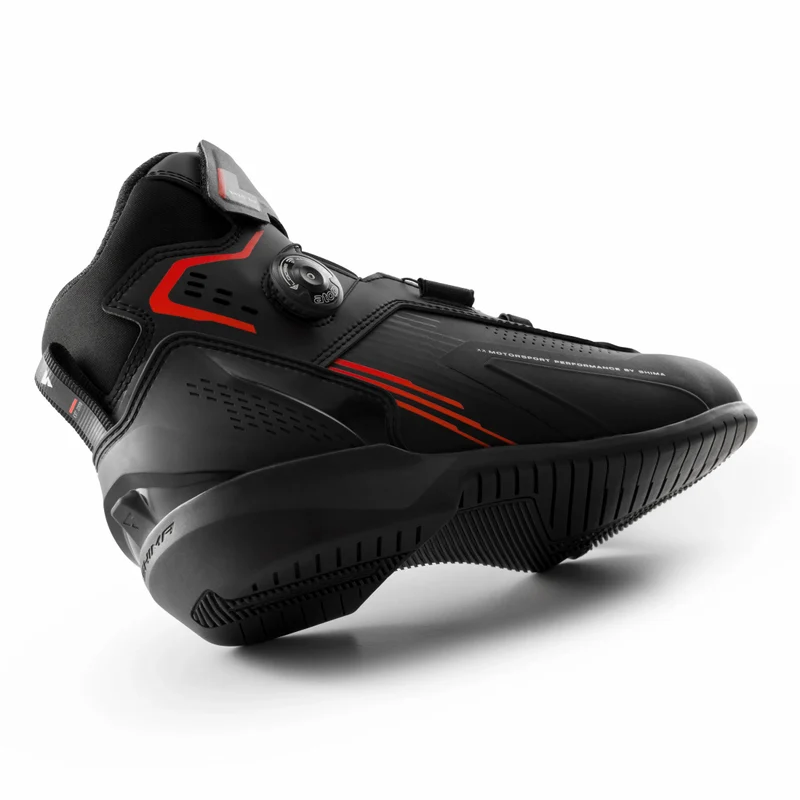 SHIMA ENZO HOMBRE AIR BOTASS NEGRO ROJO