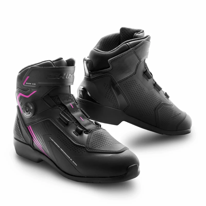 SHIMA ENZO AIR BOTASS MUJER NEGRO ROSA