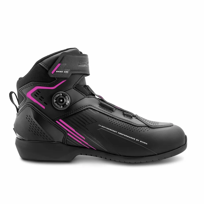 SHIMA ENZO AIR BOTASS MUJER NEGRO ROSA