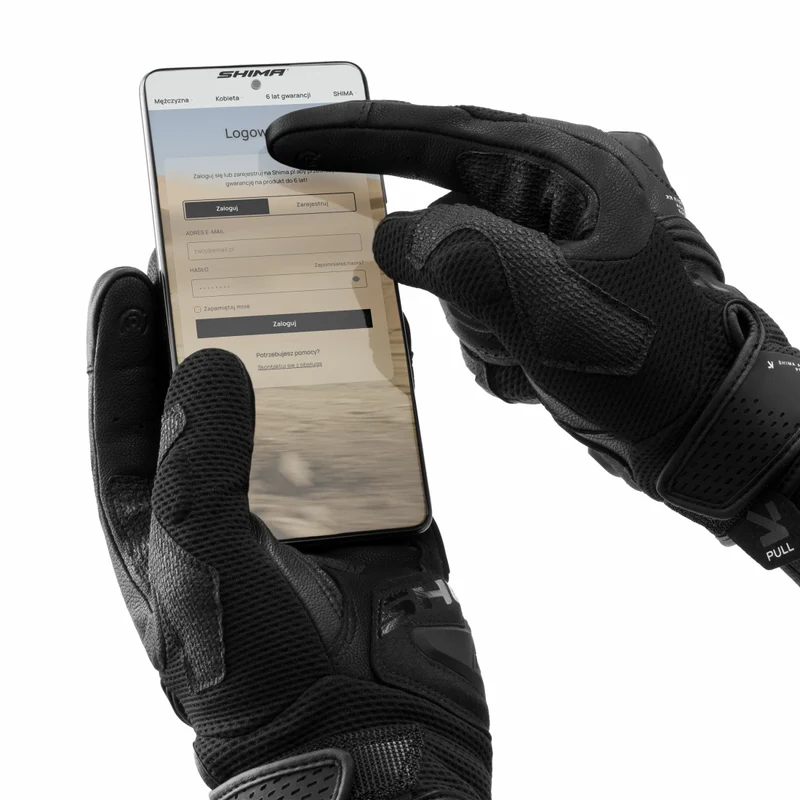 SHIMA SPARK 3.0 GUANTES DE MOTO MUJER NEGRO
