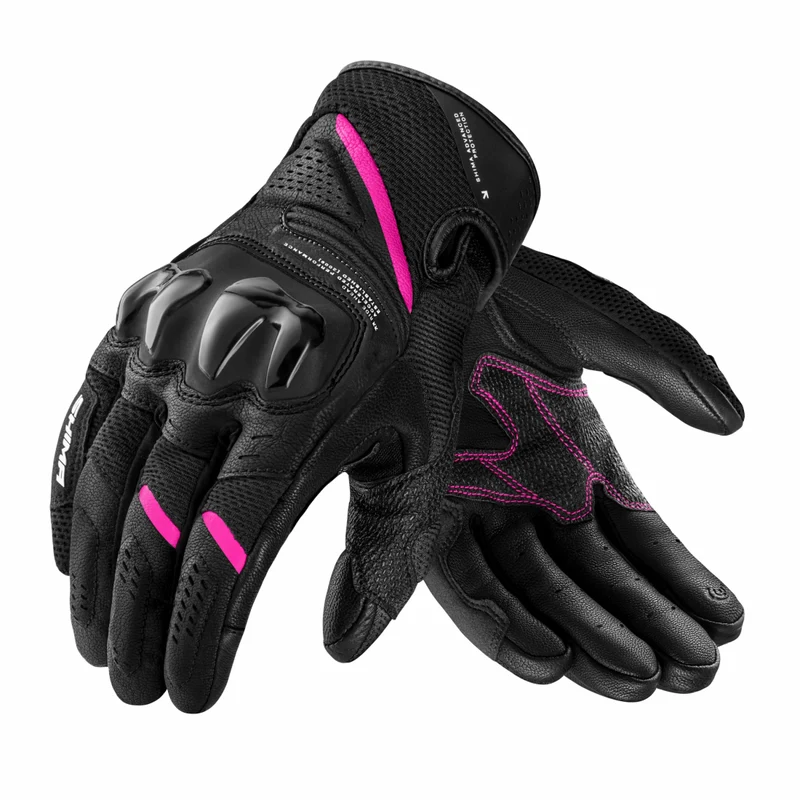 SHIMA SPARK 3.0 GUANTES DE MOTO MUJER NEGRO ROSA