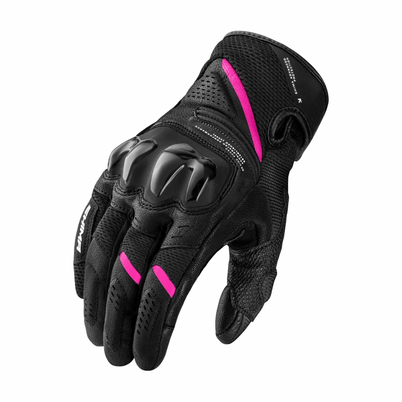 SHIMA SPARK 3.0 GUANTES DE MOTO MUJER NEGRO ROSA