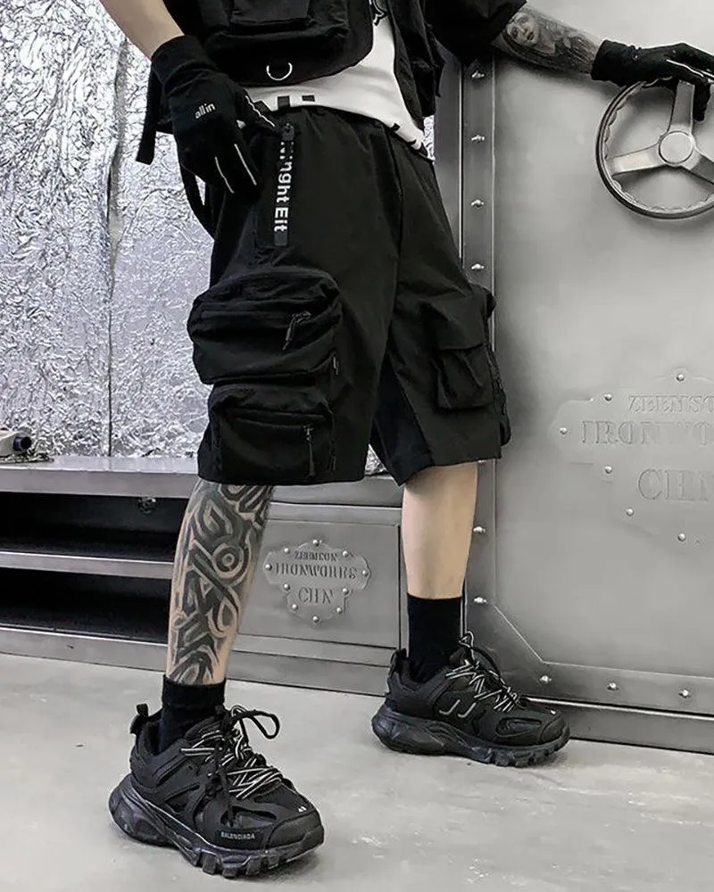 Techwear Backpack Cargo Shorts