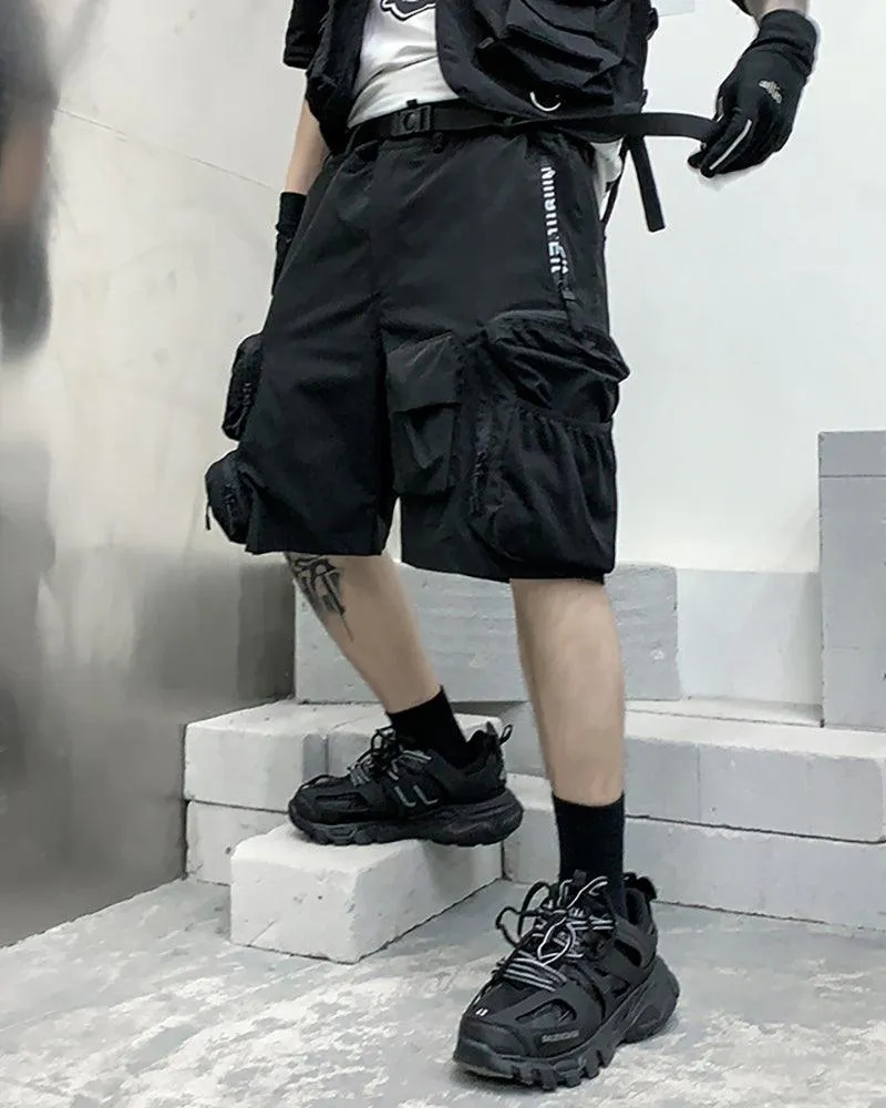 Techwear Backpack Cargo Shorts
