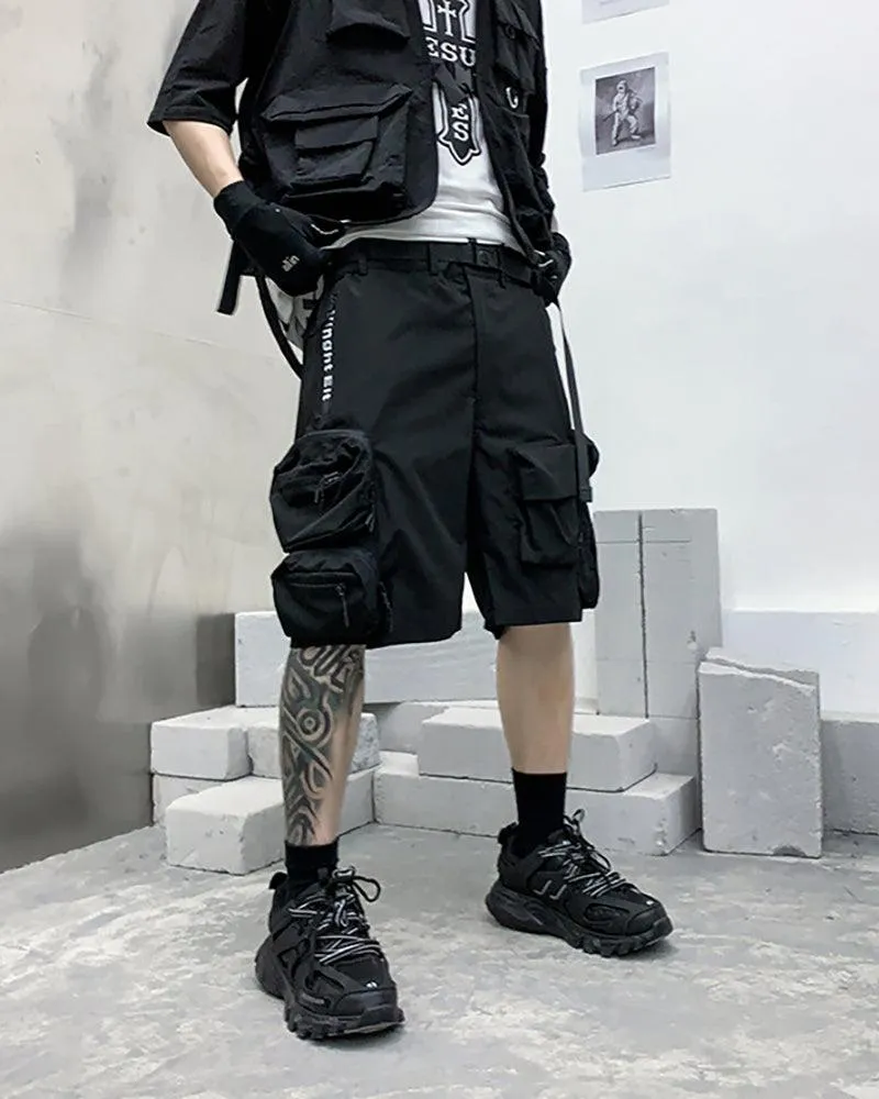 Techwear Backpack Cargo Shorts