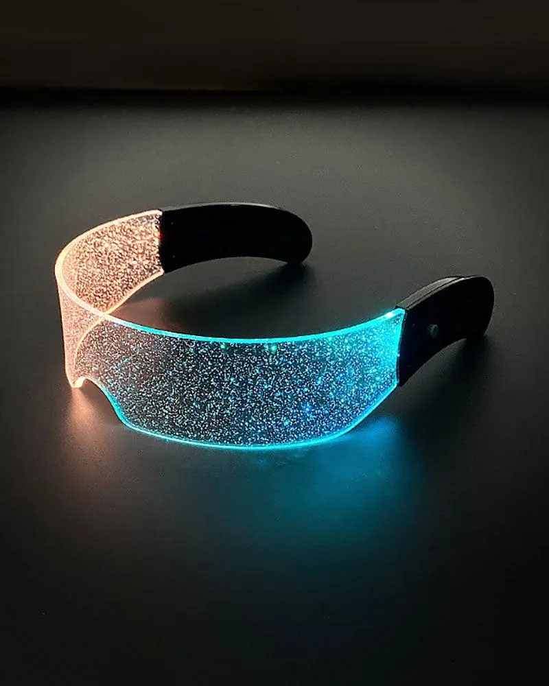 Cyberpunk Party Futuristic Rave Led Glasses