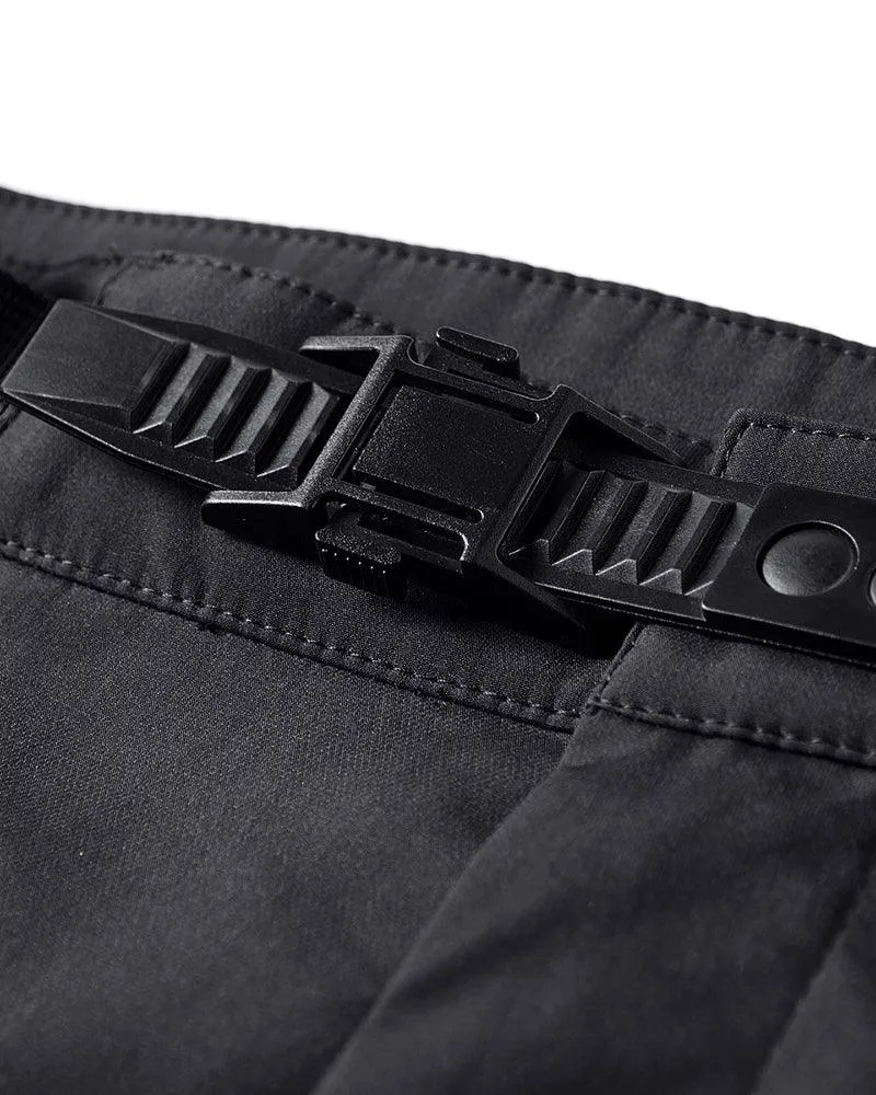 Functional Multi-Pocket Belt Cargo Shorts
