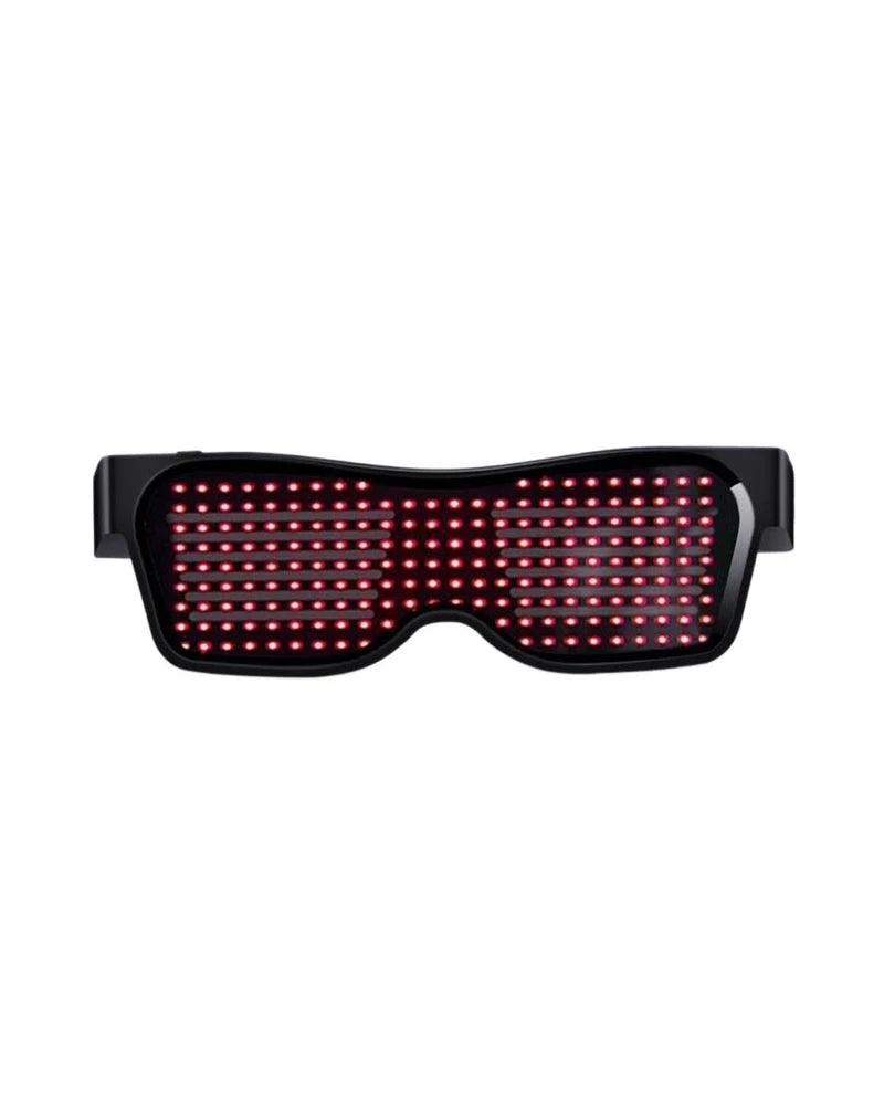Cyberpunk LED Light Up Glasses ( Customizable Text And Image Available)
