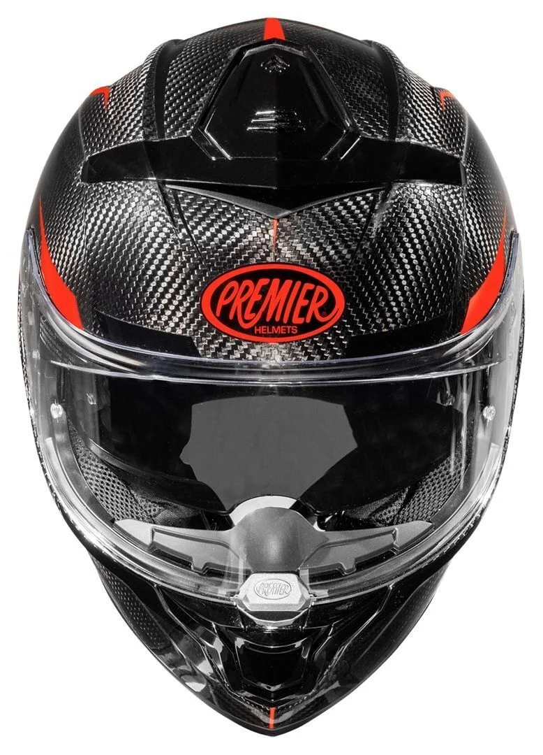 PREMIER DEVIL CARBON ST2 CASCO DE MOTO INTEGRAL NEGRO ROJO