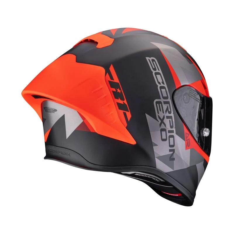 SCORPION EXO-R1 EVO II AIR VALERE MATTE NEGRO ROJO
