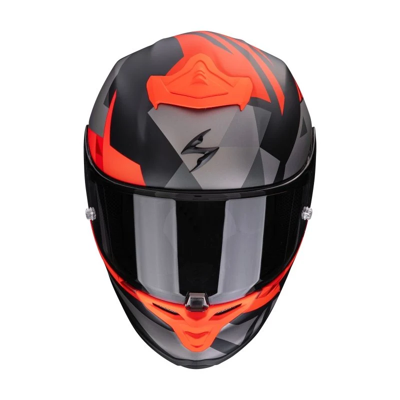 SCORPION EXO-R1 EVO II AIR VALERE MATTE NEGRO ROJO