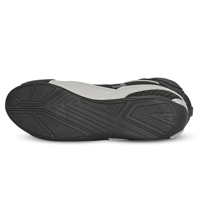 SHUA PULSE BOTAS DE MOTO NEGRO BLANCO ROJO