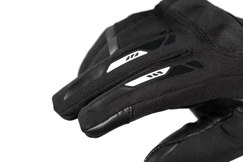 SEVENTY DEGREES SD-T57 GIAU LARGOS GUANTES DE MOTO HOMBRE NEGRO BLANCO
