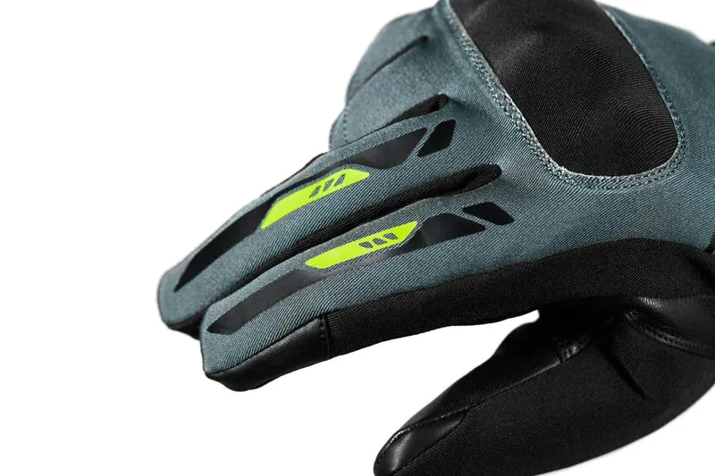 SEVENTY DEGREES SD-T57 GIAU INVIERNO GUANTES DE MOTO HOMBRE NEGRO GRIS AMARILLO FLUOR