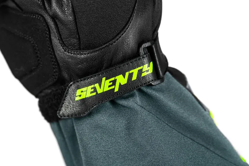 SEVENTY DEGREES SD-T57 GIAU INVIERNO GUANTES DE MOTO HOMBRE NEGRO GRIS AMARILLO FLUOR