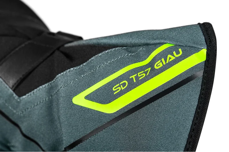 SEVENTY DEGREES SD-T57 GIAU INVIERNO GUANTES DE MOTO HOMBRE NEGRO GRIS AMARILLO FLUOR