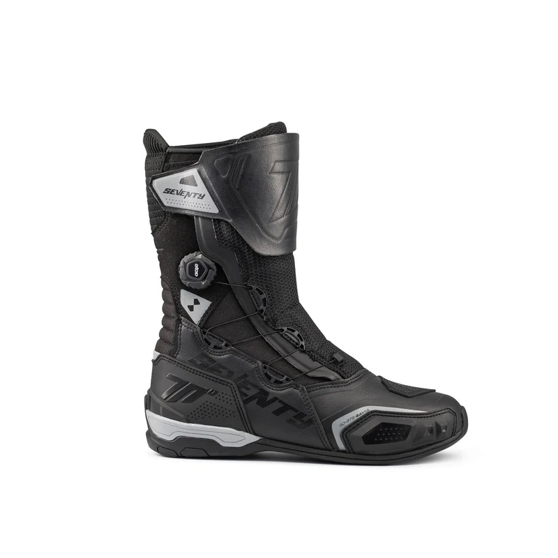 SEVENTY SD-BT9 Gavia Negro Bota de moto deportiva de turismo