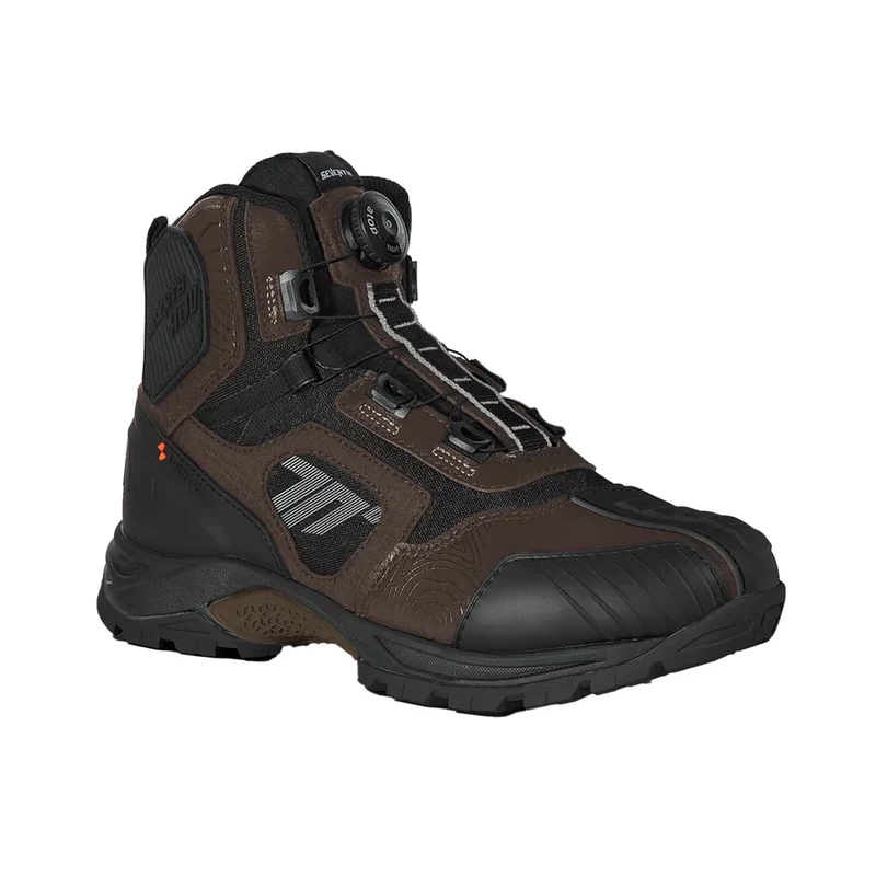 SEVENTY DEGREES SD-BA7 STELVIO LOW BOTAS DE MOTO UNISEX NEGRO MARRÓN