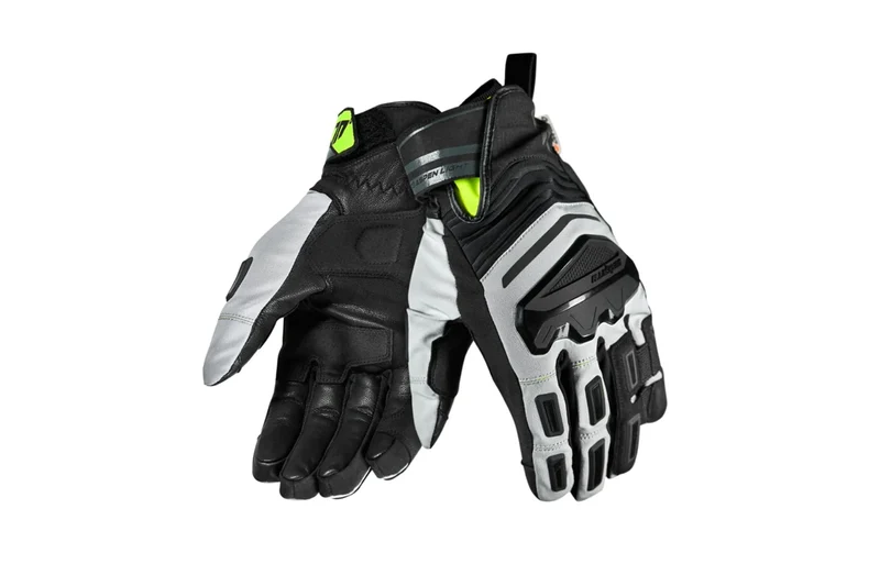 SEVENTY DEGREES SD-T13 ASPEN LIGHT GUANTES DE MOTO HOMBRE GRIS AMARILLO FLUOR