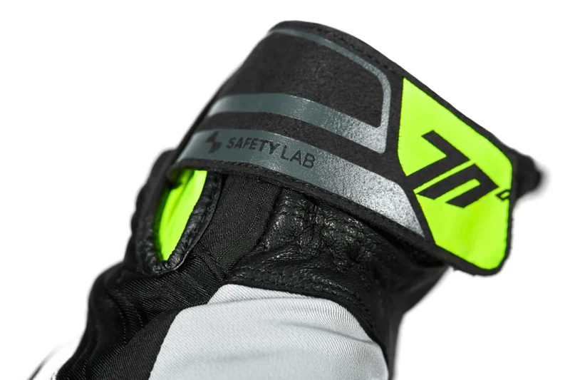 SEVENTY DEGREES SD-T13 ASPEN LIGHT GUANTES DE MOTO HOMBRE GRIS AMARILLO FLUOR