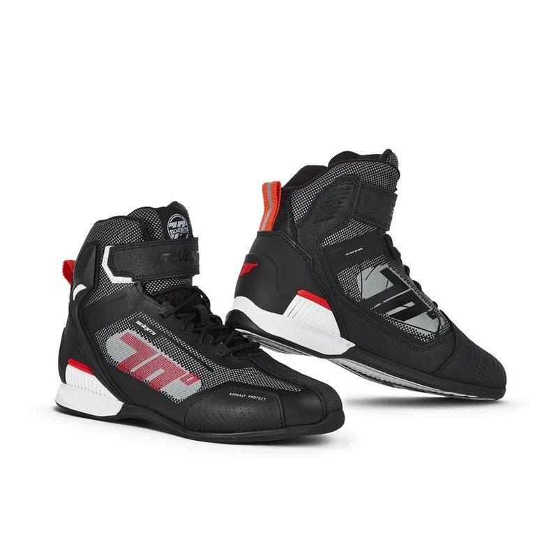 SEVENTY DEGREES SD-BR2 VELOCE BOTAS DE MOTO NEGRO ROJO