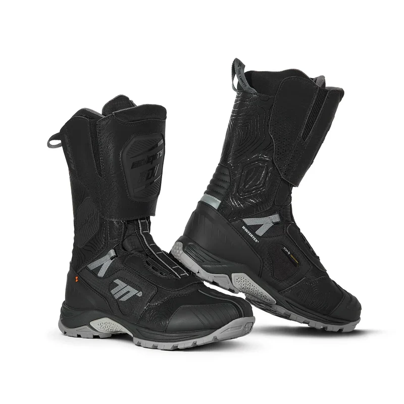 SEVENTY DEGREES SD-BA6 STELVIO ALTA BOTAS DE MOTO NEGRO GRIS